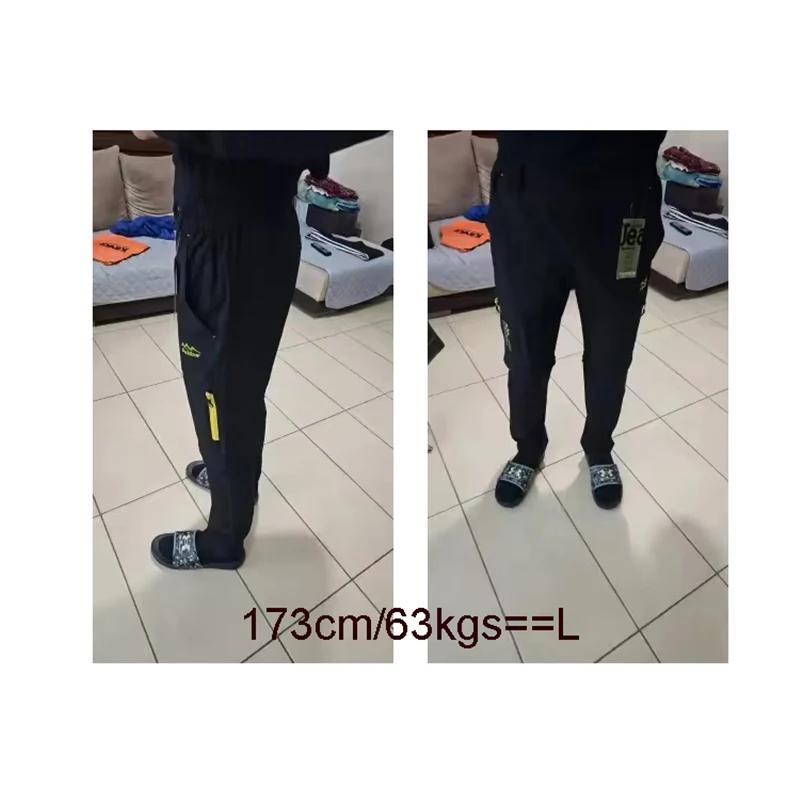 Pantalon décontracté léger pour homme, coupe ajustée, multi-poches, séchage rapide, pour les voyages