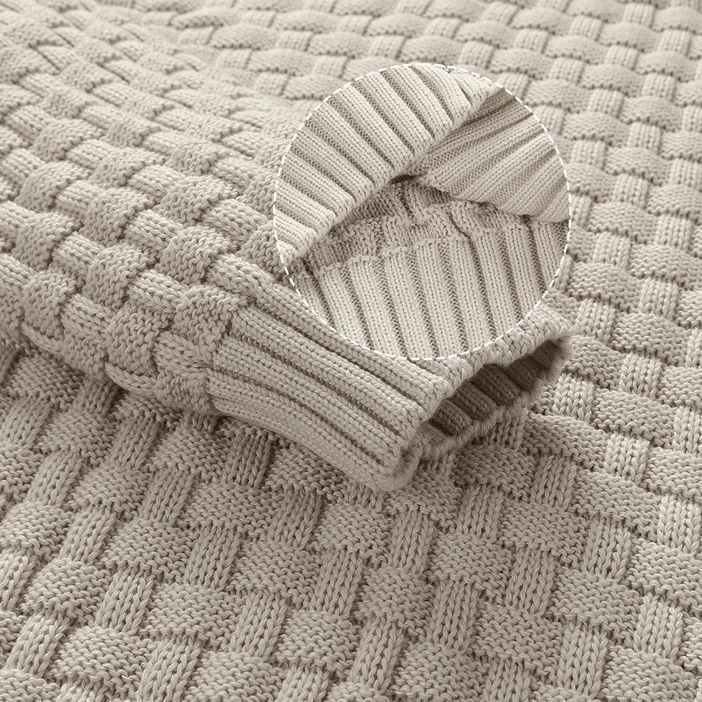 Pull tricoté à col ras du cou pour homme, chaud et doux, manches longues, bord côtelé texturé, confo