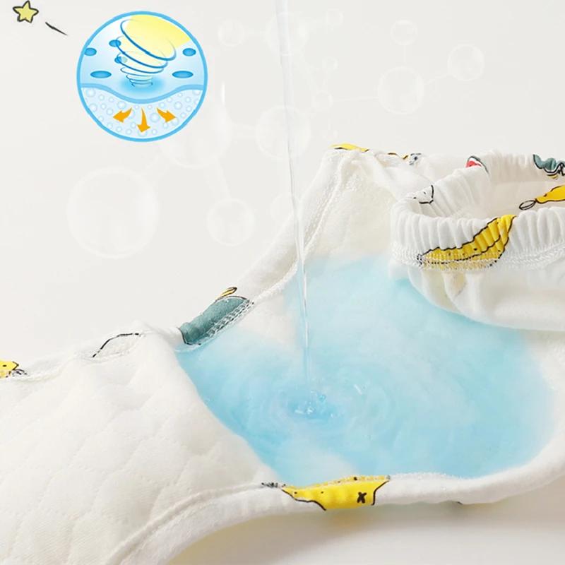 Pantalons d'entraînement pour nouveau-né, Shorts pour bébé, sous-vêtements lavables, couche-culotte 