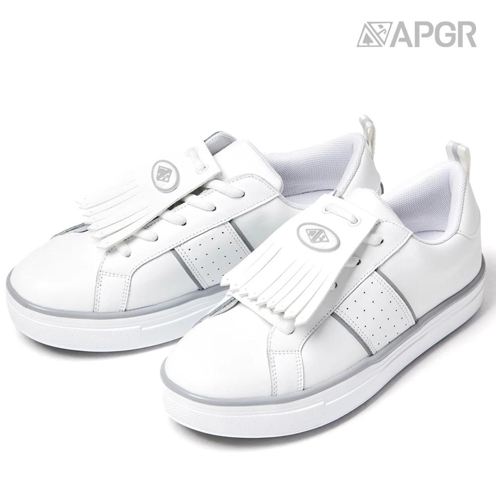 [Apgr] Chaussures de golf Tesl en cuir véritable pour femmes, pour l'entraînement sur le terrain, sa