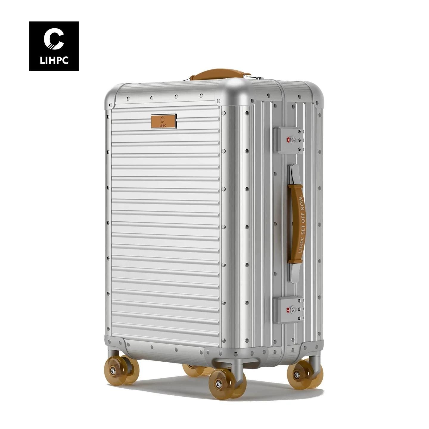 Nouvelle Valise 2026 en Alliage Aluminium-Magnésium de Haute Qualité, Bagage à Roulettes 20/24 Pouce