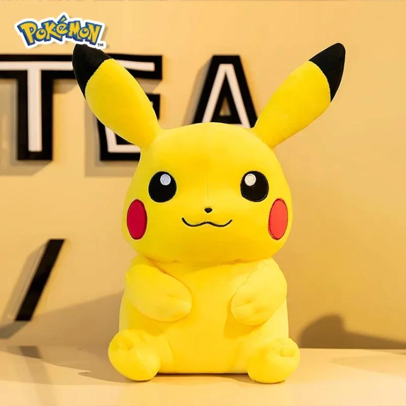 Pokemon Kawaii Pikachu mignon jouets en peluche de haute qualité Anime jeter oreiller anniversaire c
