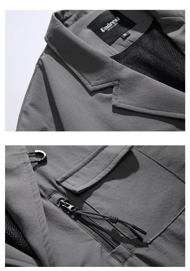 Blazer cargo surdimensionné imbibé pour hommes, streetwear décontracté, mode extérieure, Cityboy, ma