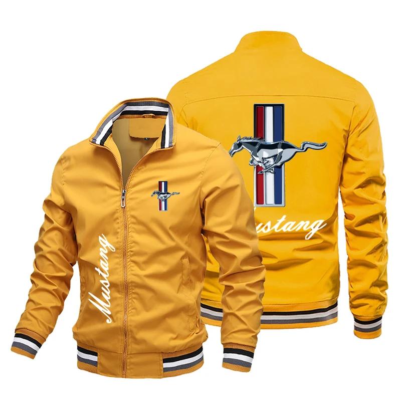 Nouvelle Veste Homme Ford Mustang Logo Grande Taille Respirante Moto Racing Haute Qualité – Collecti