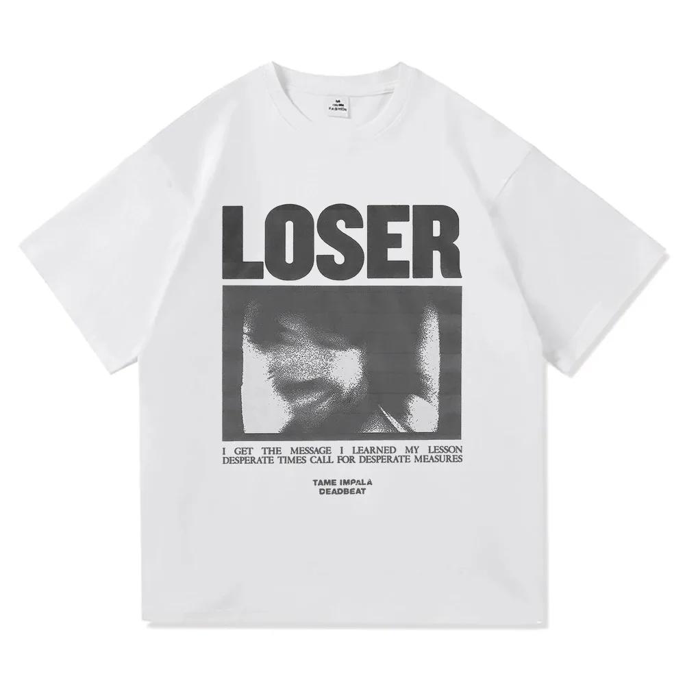 T-shirt graphique Tame Impala Loser, Merch Deadbeat Album 2025, T-shirt unisexe en coton premium sty