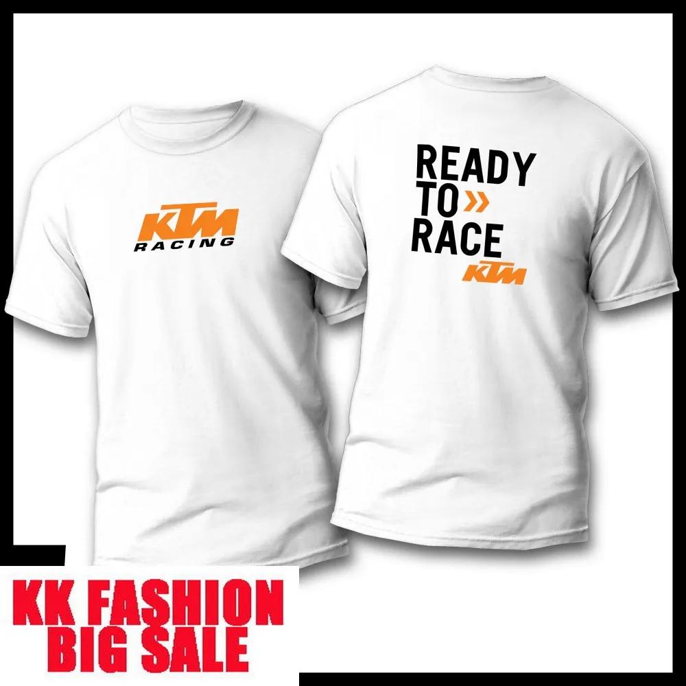 Nouveau T-shirt de sport décontracté unisexe en coton KTM 2026 pour la course moto, la conduite tout