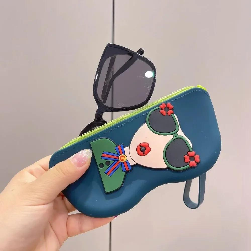 Sac à lunettes en Silicone, sac pour petits articles, boîte à lunettes étanche, sac pour pièces de m