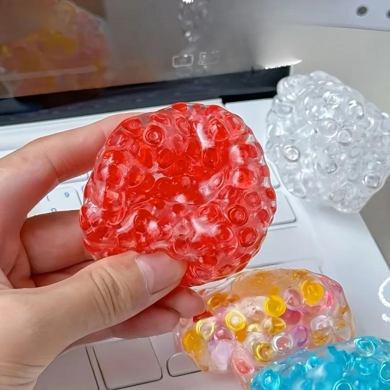 Boules Squishy perles de glace jouet à presser Super doux Mochi Fidget jouets jouet à rebond lent po