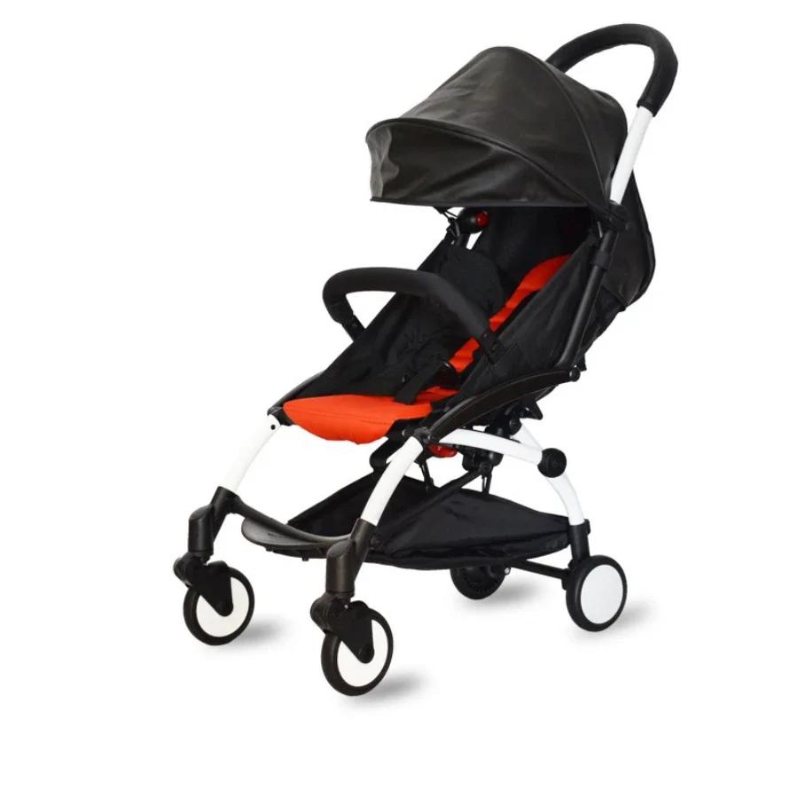 1/2 pièces bébé poussette accessoires accoudoirs couverture en cuir PU fermeture éclair universel ét