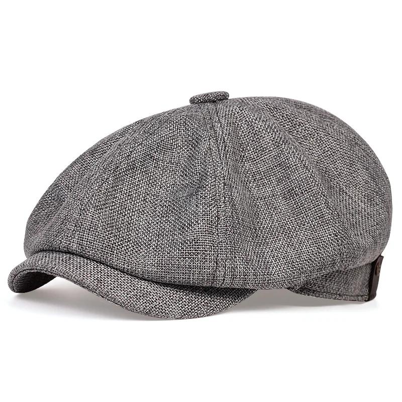 Hommes décontracté gavroche chapeau printemps automne rétro béret chapeaux sauvage chapeaux décontra