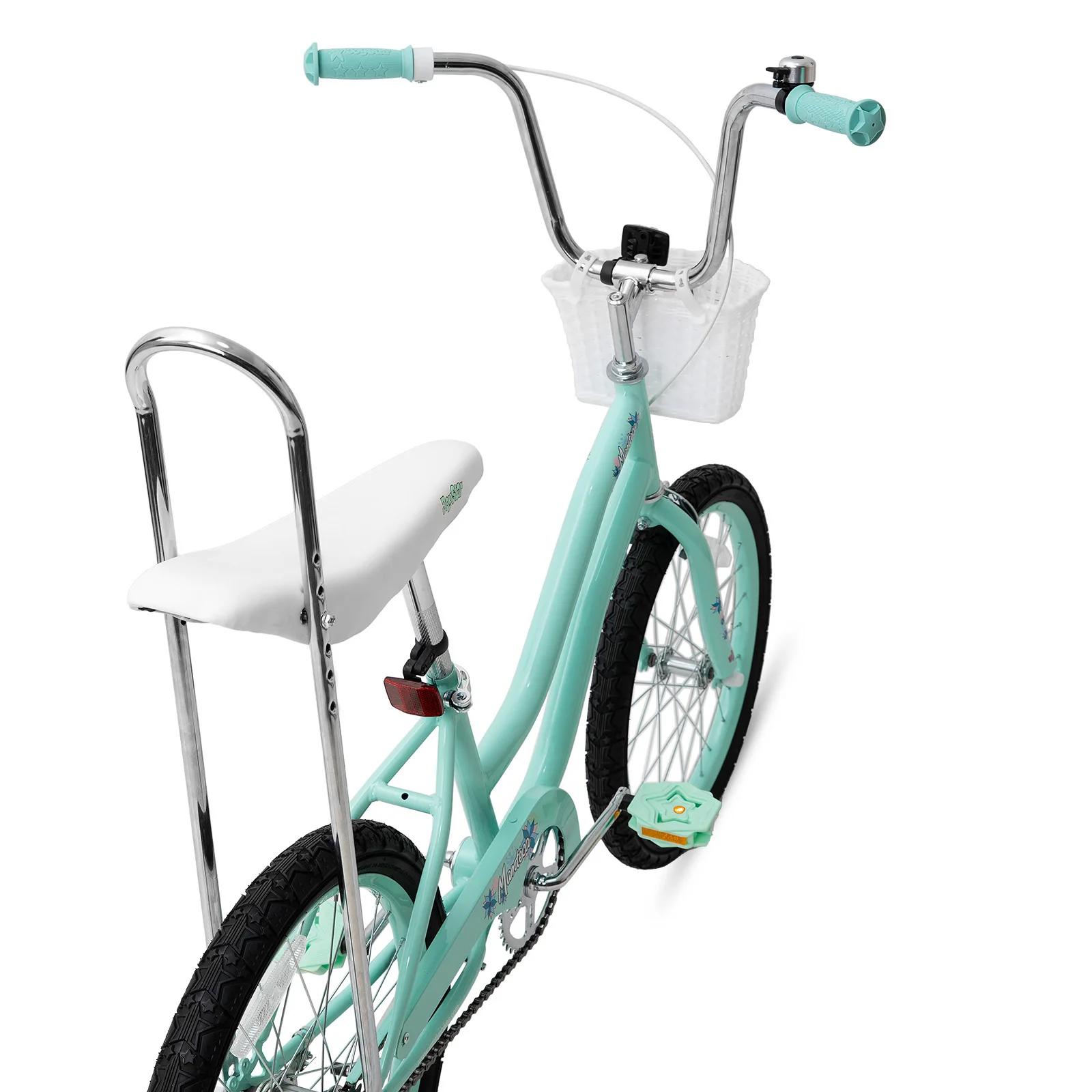 YSTAR-Vélo à Chaîne avec Roues d'Entraînement pour Fille de 7 à 12 Ans, Bicyclette avec Freins à Mai