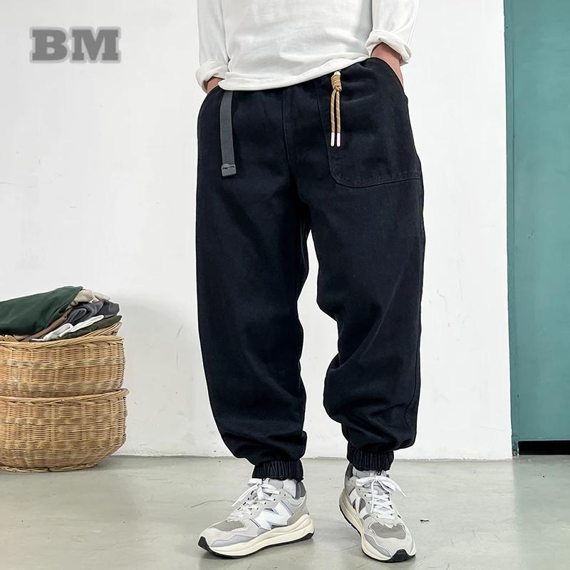 Pantalon de jogging baggy pour homme, streetwear américain, grande taille, décontracté, vintage, hip