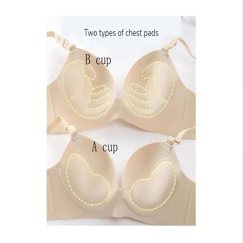 Femmes soutien-gorge sans couture Sexy Push Up Bralette sans fil filles étudiants respirant Lingerie