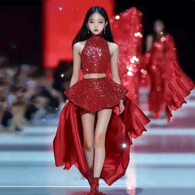 Robe de soirée pour filles, idéale pour le piano, le violon, les anniversaires, les cérémonies, les 