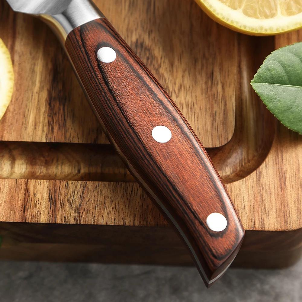 XINZUO allemagne 1.4116 acier 5 ''multifonction utilitaire couteau à éplucher cuisine acier tranchan