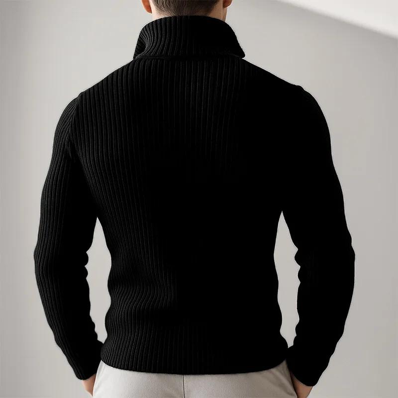 Les nouvelles vestes à fermeture éclair d'automne et d'hiver pour hommes, cardigans amples et décont