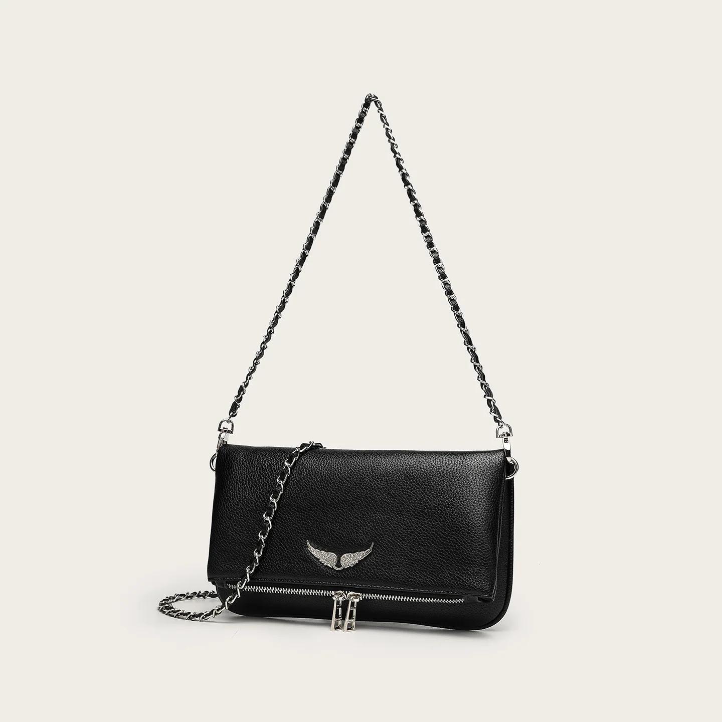 Sac carré mini Wing pour femme, sac à bandoulière et sac croisé tendance 2026, petit sac à main mign