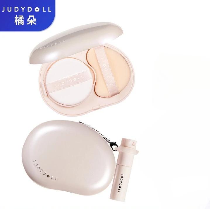 Judydoll – disque complet Portable pour le visage, petite boîte de poudre, coussin d'air, correcteur