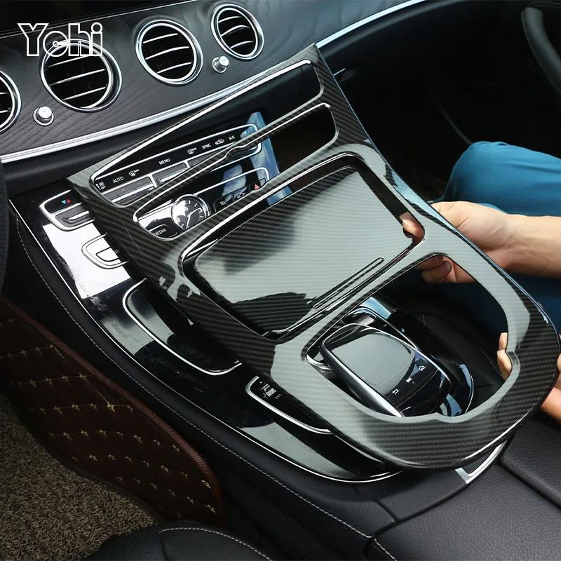 Autocollant de couverture de panneau décoratif de console centrale de voiture, accessoires intérieur
