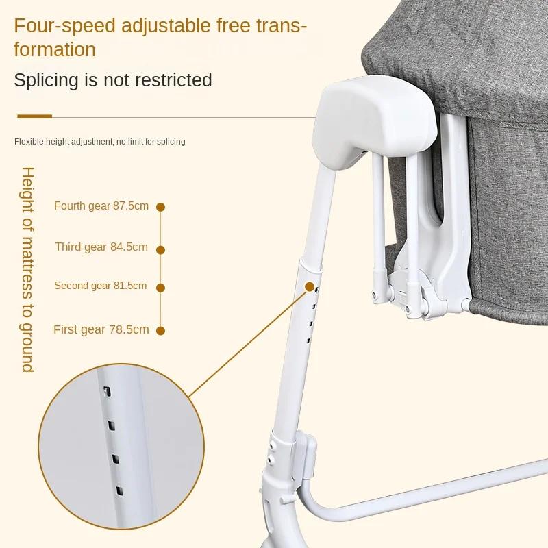 Berceau bébé Portable balançoire électrique enfant lits multifonctionnel pliant nouveau-né bébé berc
