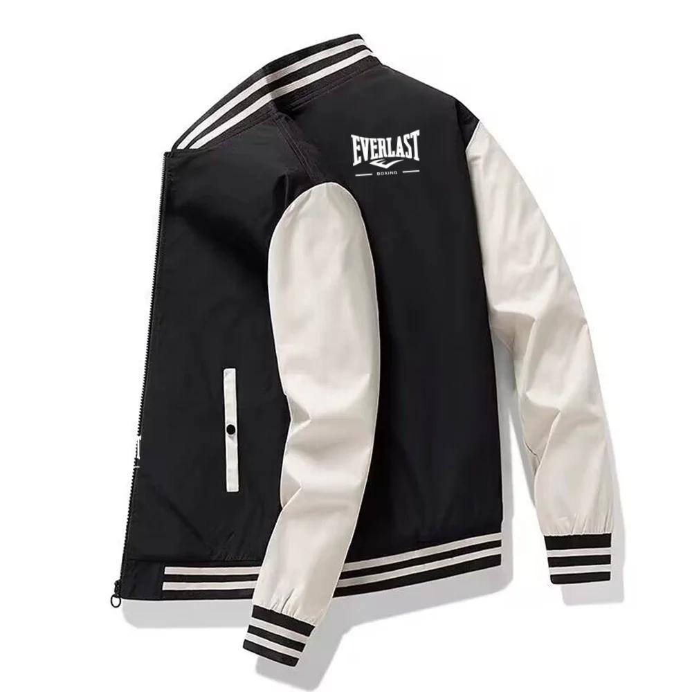 Veste décontractée pour homme avec imprimé, couleurs tendance printemps-automne, style baseball, nou