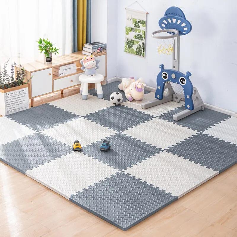 8-16 pièces tapis de jeu pour bébé tapis de Puzzle en mousse EVA tapis d'activités de chambre d'enfa