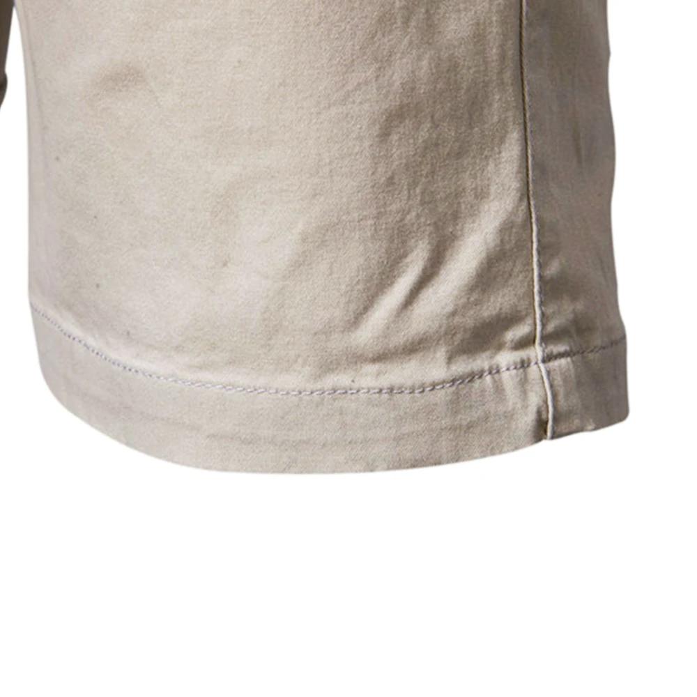 AIOPESON-Short de Plage 100% Coton pour Homme, Vêtement Solide de Haute Qualité, Décontracté, Busine