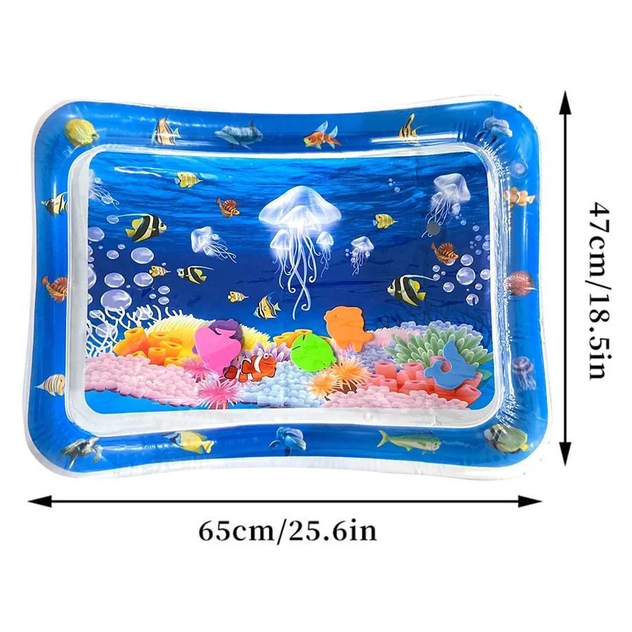 Tapis de jeu d'eau pour bébé, coussin gonflable en PVC pour nourrissons, temps du ventre, coussin d'