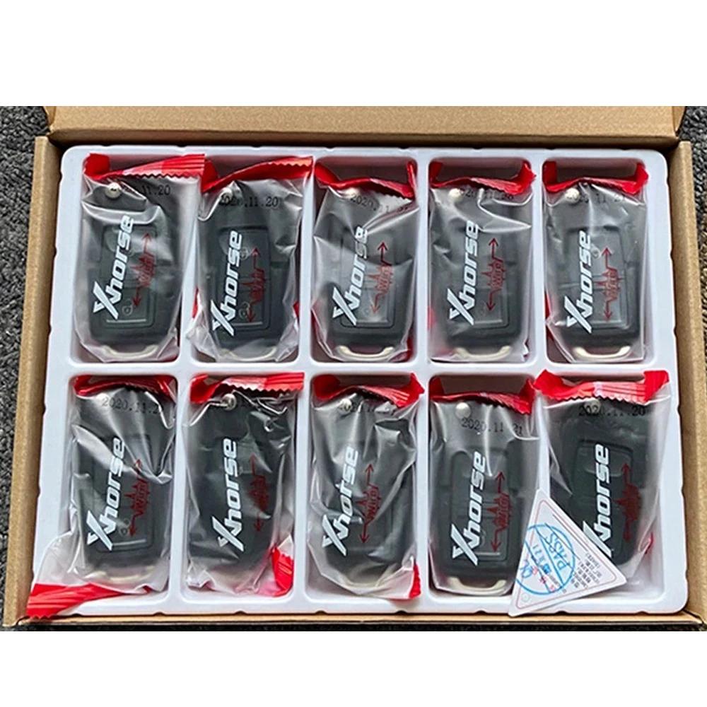 5/10 pièces Xhorse XKB501EN est XKB520EN pour VW Volkswagen B5 Type 3 boutons clé de voiture à dista