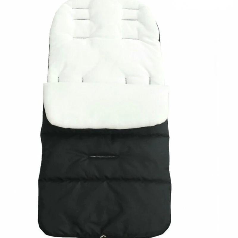 Housse de pied chaude pour poussette de bébé, coussin universel avec couverture épaisse en coton pou