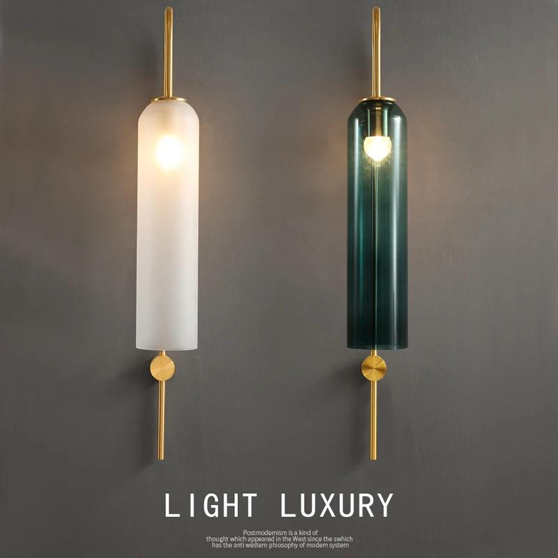 Applique Murale LED en Verre au Design Nordique Moderne, Luminaire Décoratif d'Nik, Idéal pour une C
