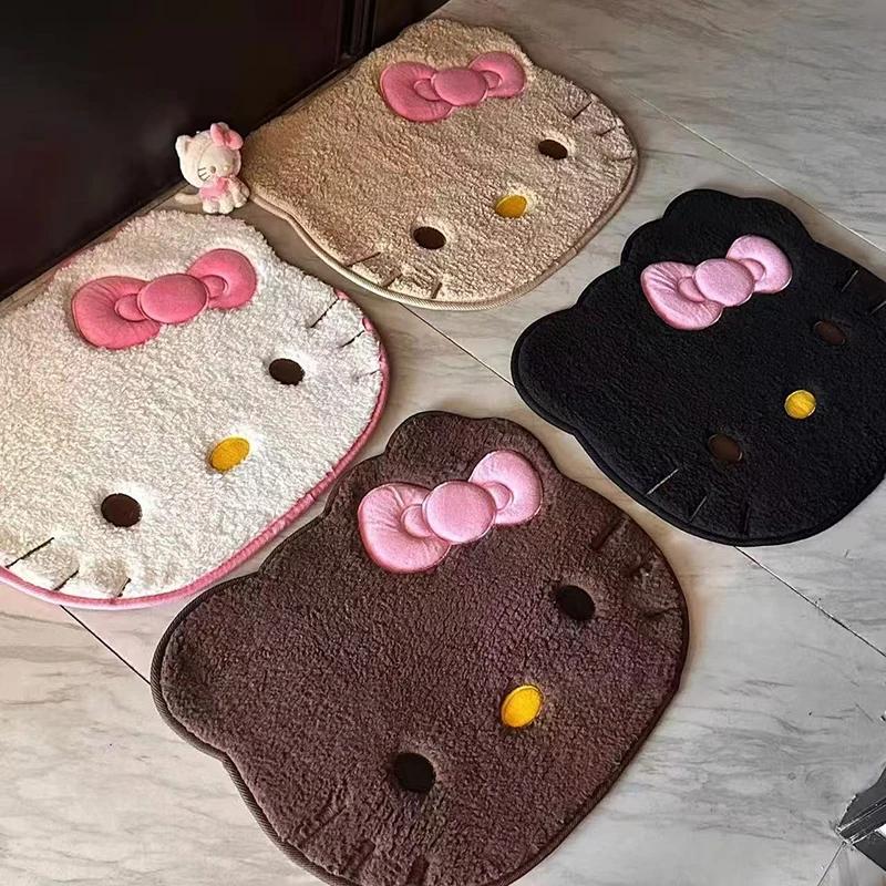 Sanrio Hello Kitty tapis en peluche paillasson doux tapis de sol tapis maison salle de bain anti-dér