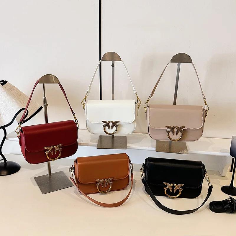 2026 Sac à bandoulière pour femme, couleur unie, sac à bandoulière, design compact, petit sac carré 
