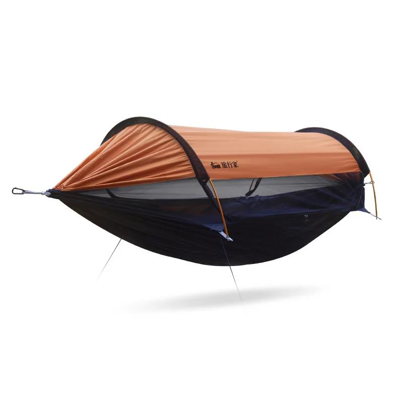 Hamac de voyage 2026, hamac d'extérieur anti-roulis et anti-moustiques, hamac de camping double avec