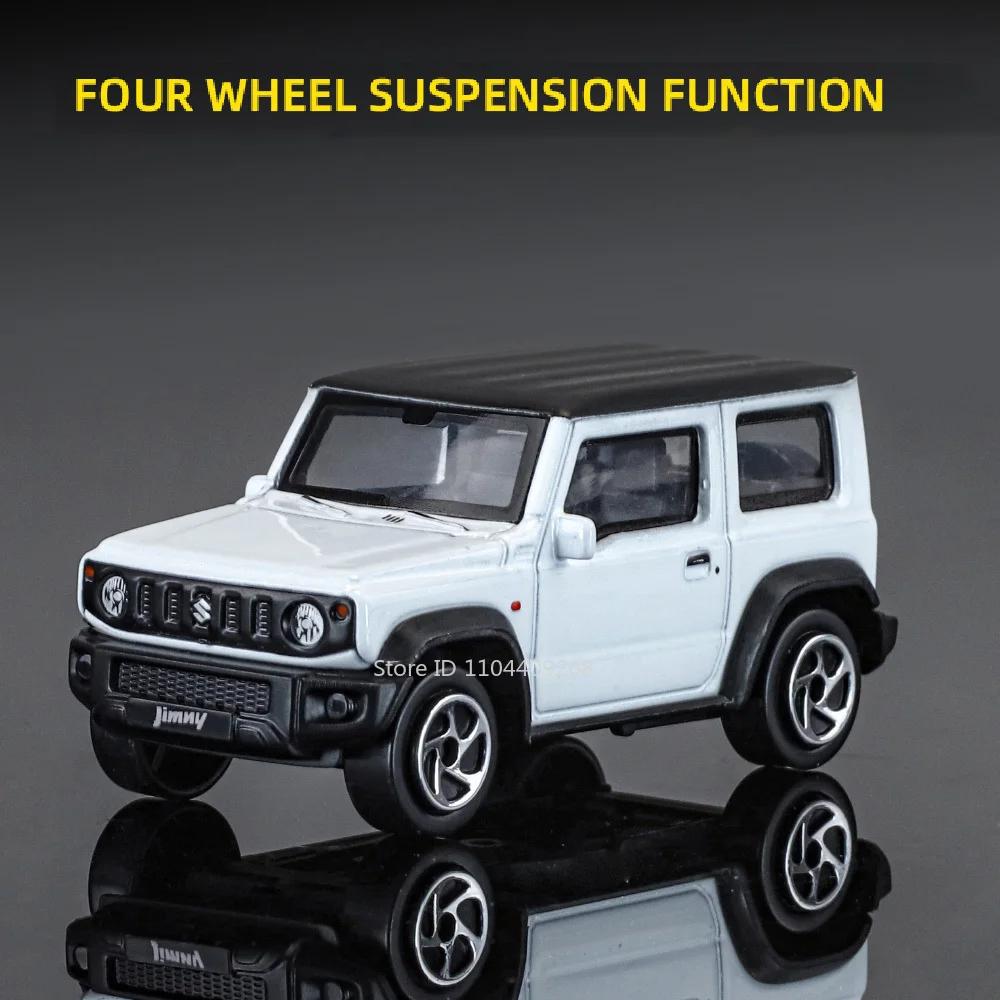 SUZUKI JIMNY – modèle de voiture jouet en alliage, échelle 1:52, Suspension à quatre roues, voitures