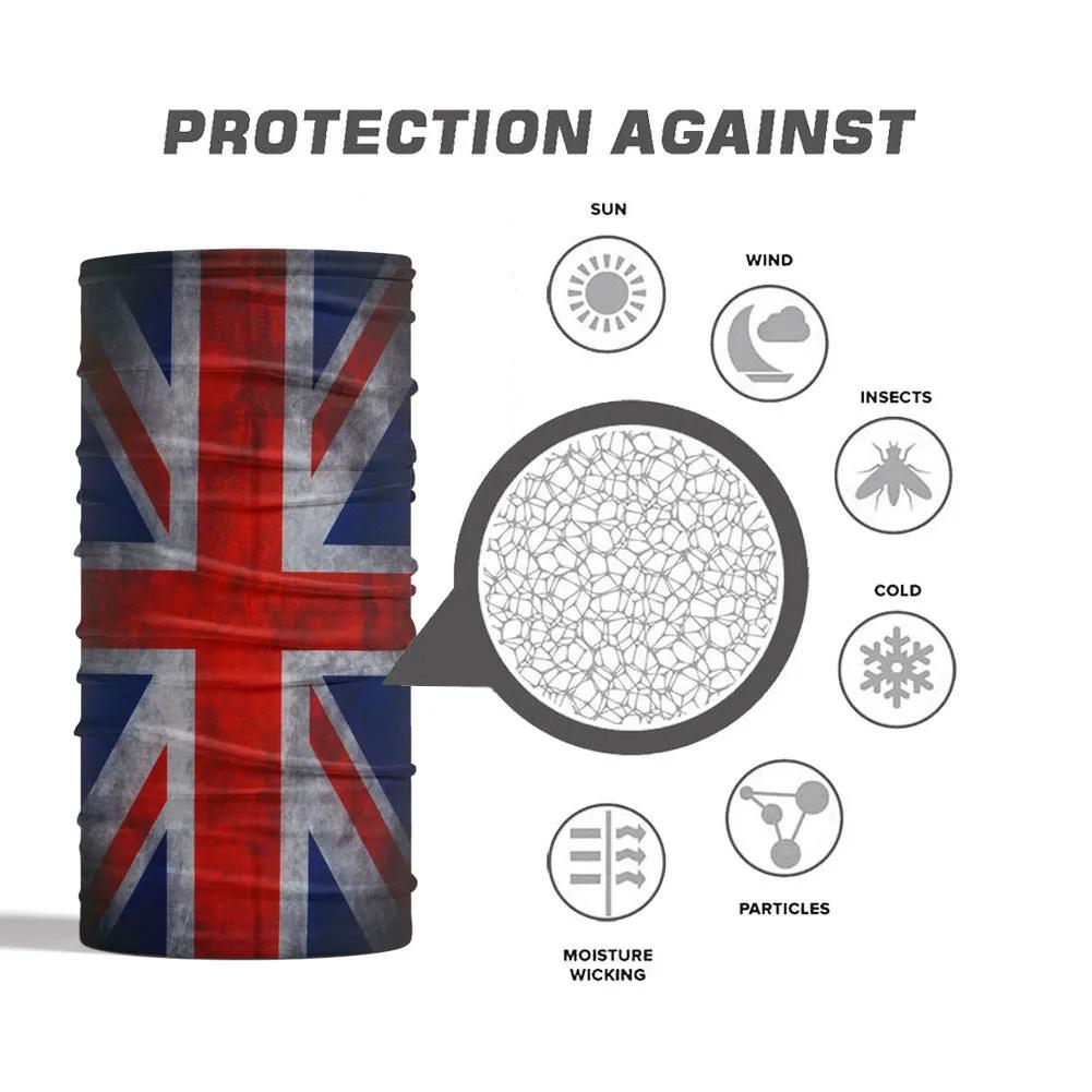 Commonwealth of Nations Feel Bandanas Écharpe de cyclisme anti-poussière, Vêtements de sauna multifo