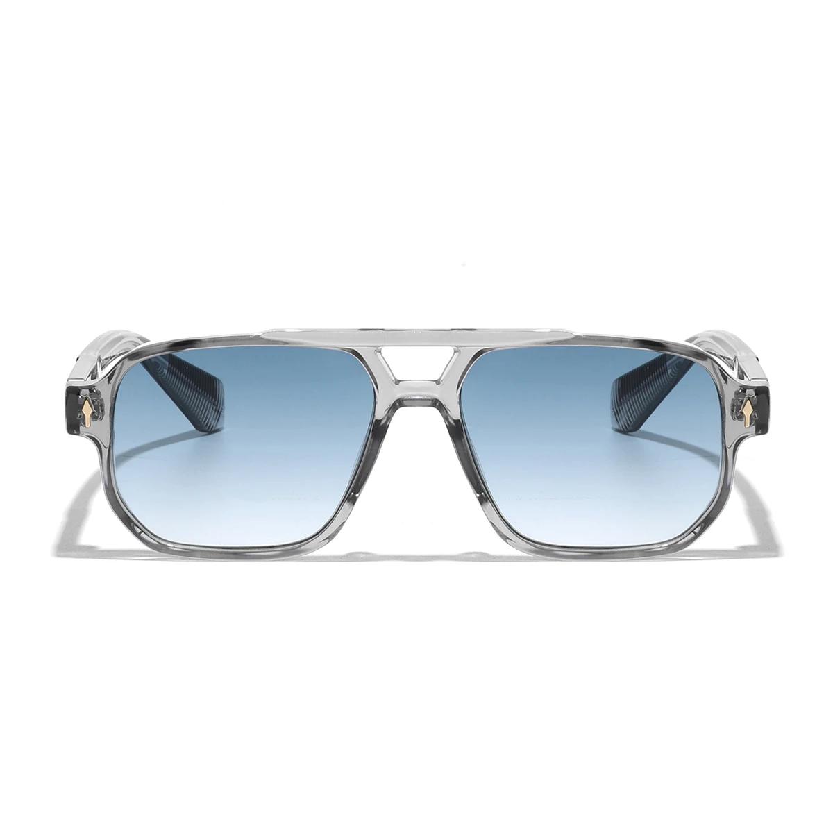 Lunettes de soleil rétro 2026 à monture transparente pour hommes et femmes, marque de luxe, protecti