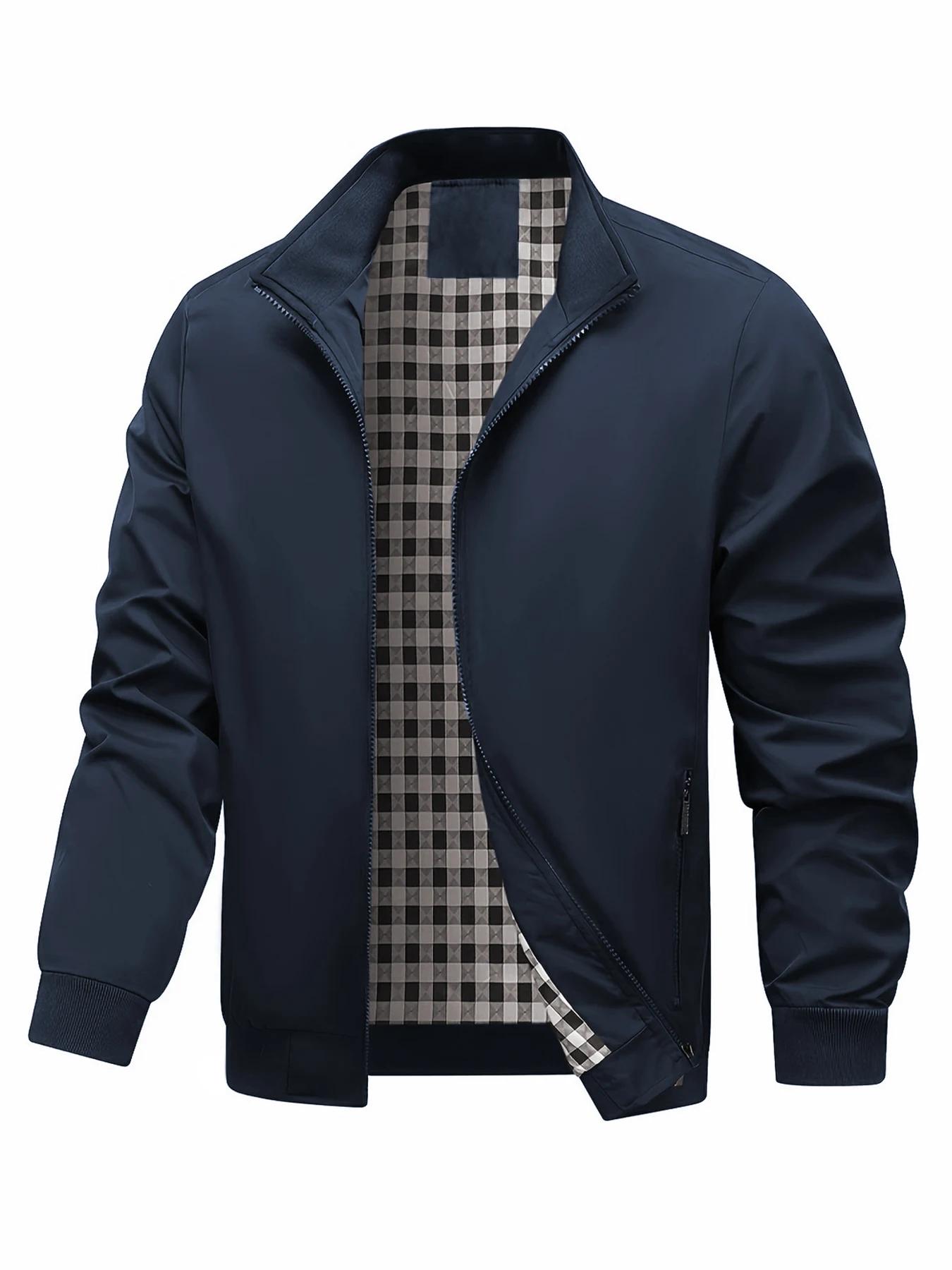Veste grande taille, veste de Style collégial pour hommes à la mode, veste décontractée pour hommes 
