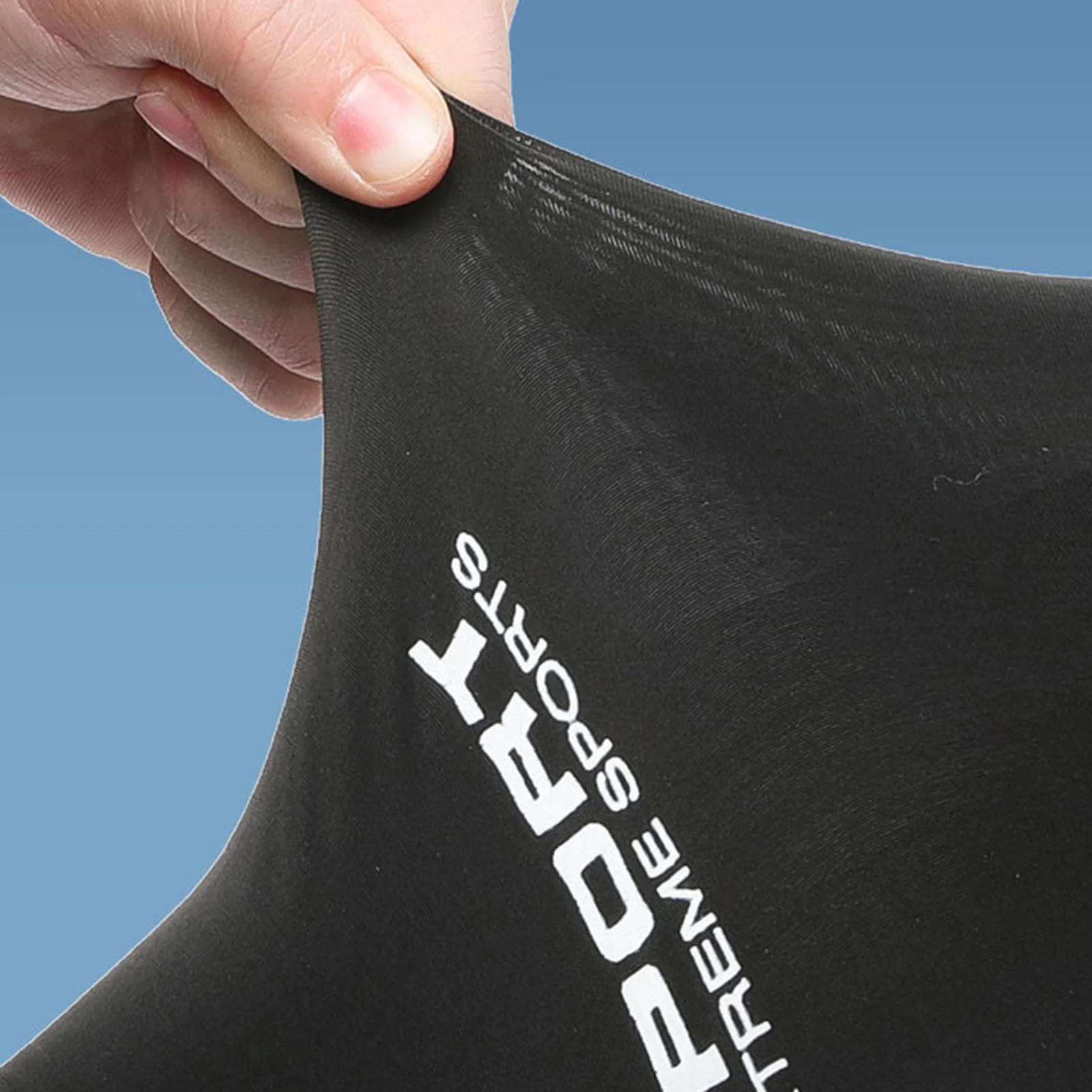 Refroidissement anti-UV d'été ‌ Manchons de bras en soie glacée, couverture extensible et respirante