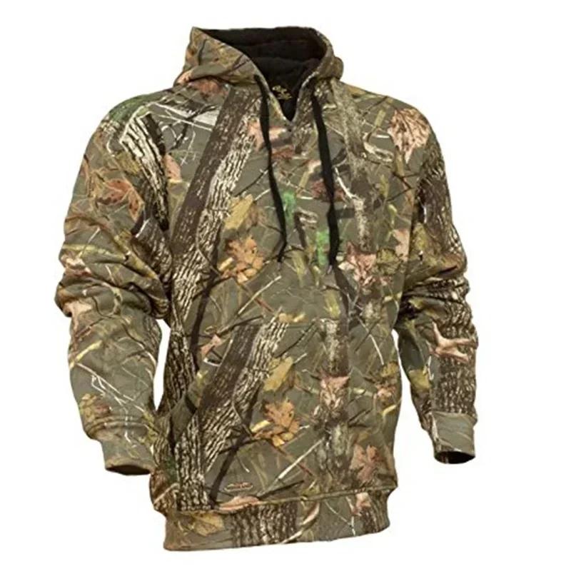 Sweat à capuche graphique camouflage chasse de cerf pour hommes, vêtements 3D Hunter forêt imprimé c