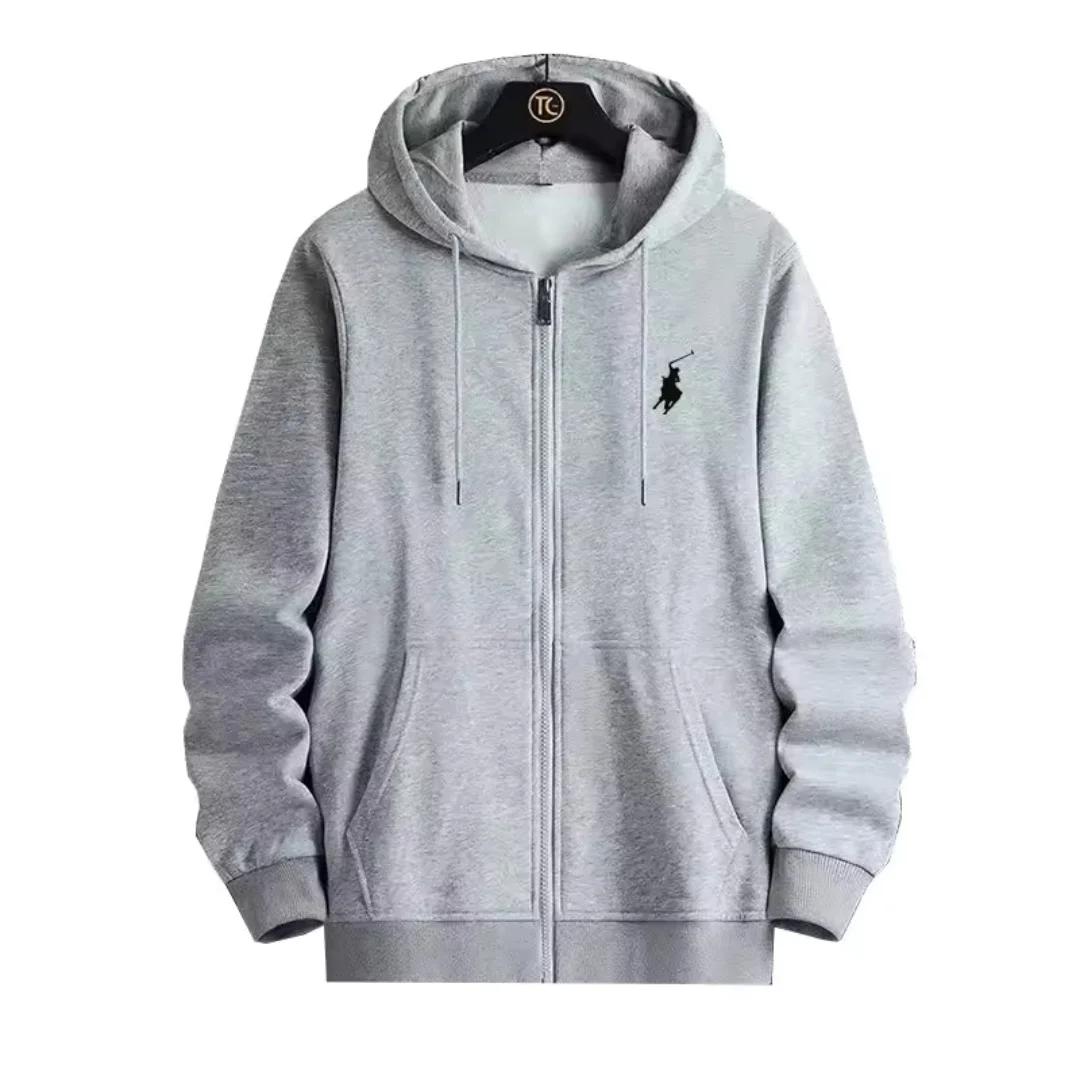 Sweat-shirt à fermeture éclair sport imprimé tendance, mode décontractée pour hommes et femmes, spor