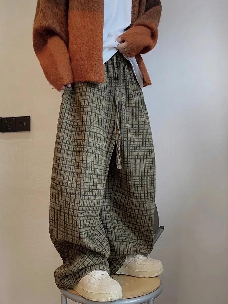 Mauroicardi printemps automne Cool surdimensionné Long fluide Baggy pantalon à jambes larges pour ho