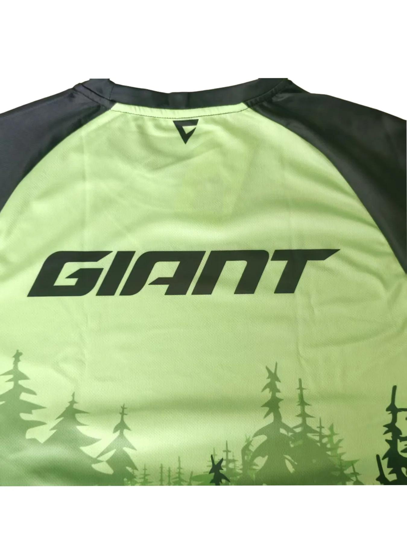 Maillot de vélo de Motocross géant vtt, T-Shirt de descente à tir réel, maillot à manches longues po