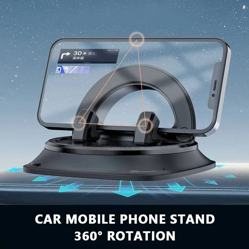 SEAMETAL – support de téléphone de voiture antidérapant en Silicone, support de téléphone pour table