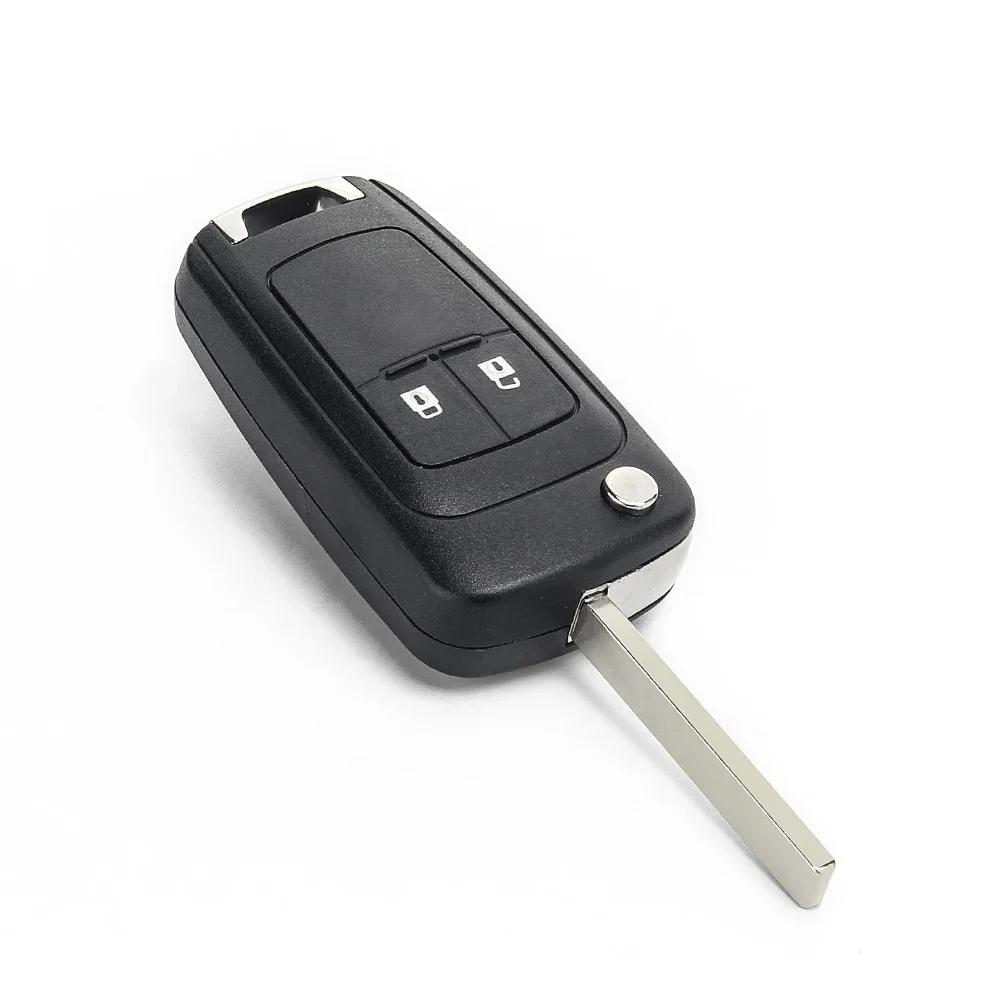 KEYYOU – coque de clé télécommande pliante, 10 pièces, pour Chevrolet Cruze Epica Lova Camaro Impala