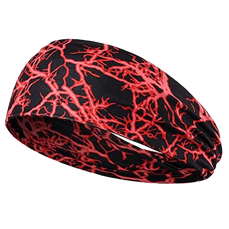 1PC unisexe Fitness Anti-transpiration bande course bandeau sport absorbant Yoga cheveux