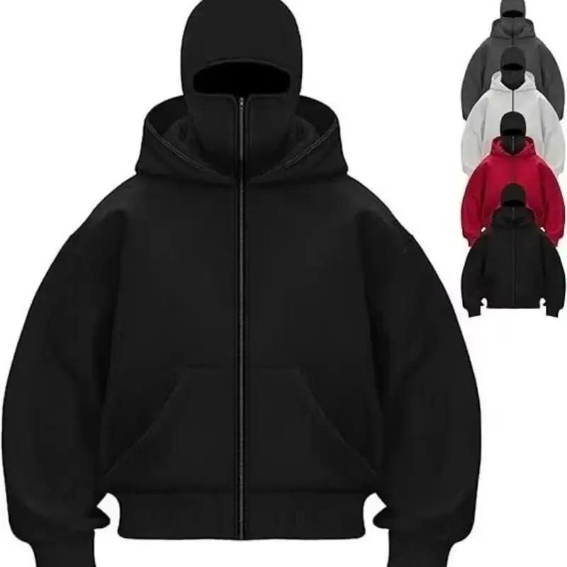 Cagoule gothique Harajuku pour hommes et femmes, nouvel article d'hiver, sweat-shirt à double capuch