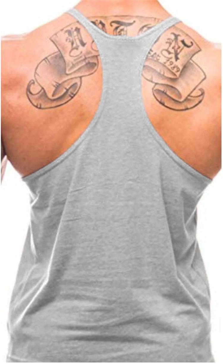 Débardeur de musculation pour hommes, vêtements de sport de marque, en coton respirant, gilets muscu