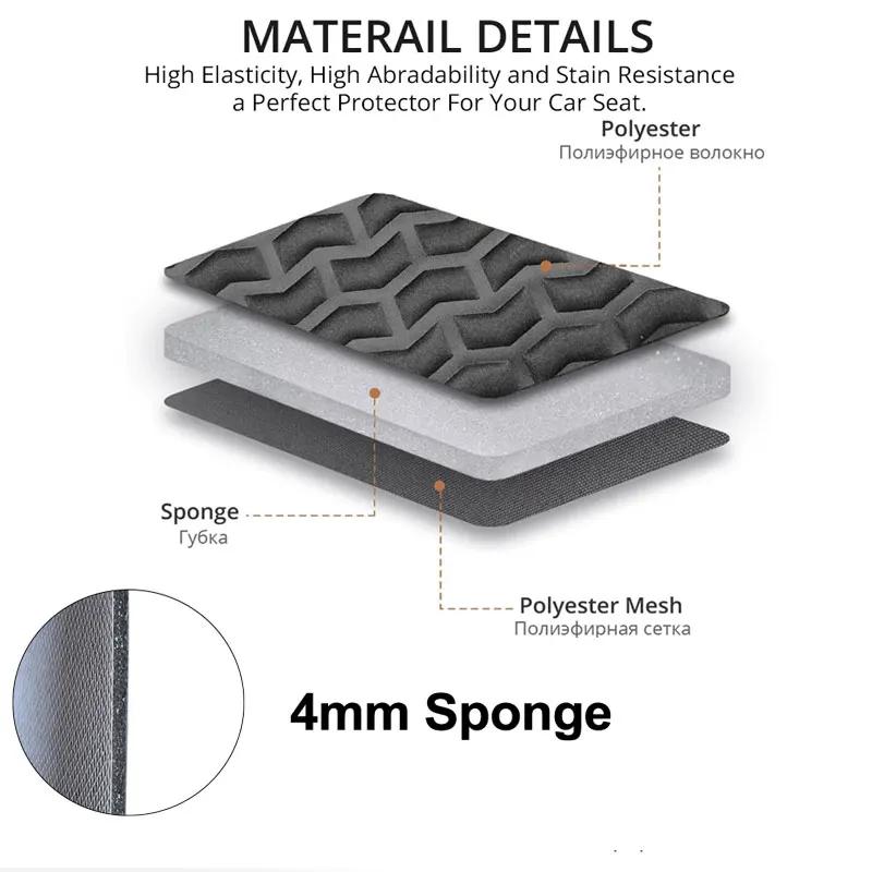 Housses de siège universelles en éponge, 2 + 1, 4mm, adaptées à la plupart des camions Van, Mk6 Tran