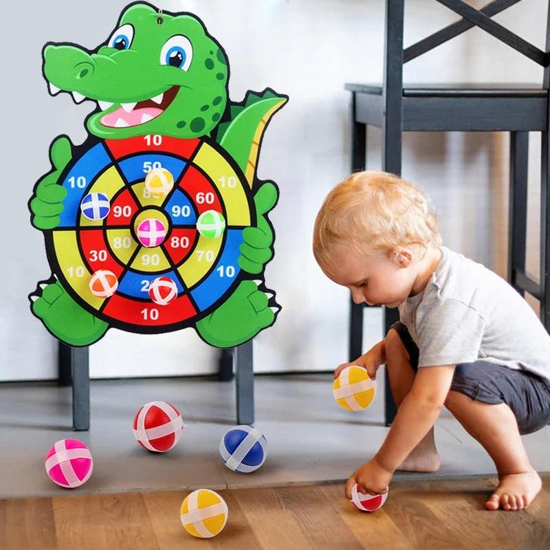 Jeux éducatifs jeu de fléchettes bébé jouet Stickey balle fléchette Sports d'intérieur enfant jeux M